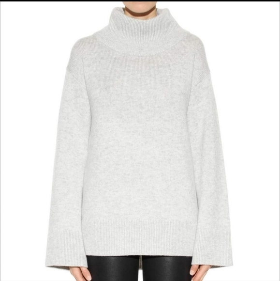 Rag & Bone Phyllis Mock Turtleneck Wool and Cashmere Blend Sweater - Picture 12 of 16